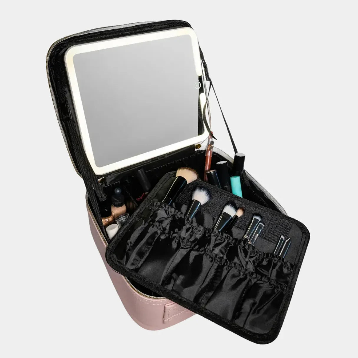 Camarim Portátil de Maquiagens 2.0 Com Espelho LedBag™ - uniescolhas
