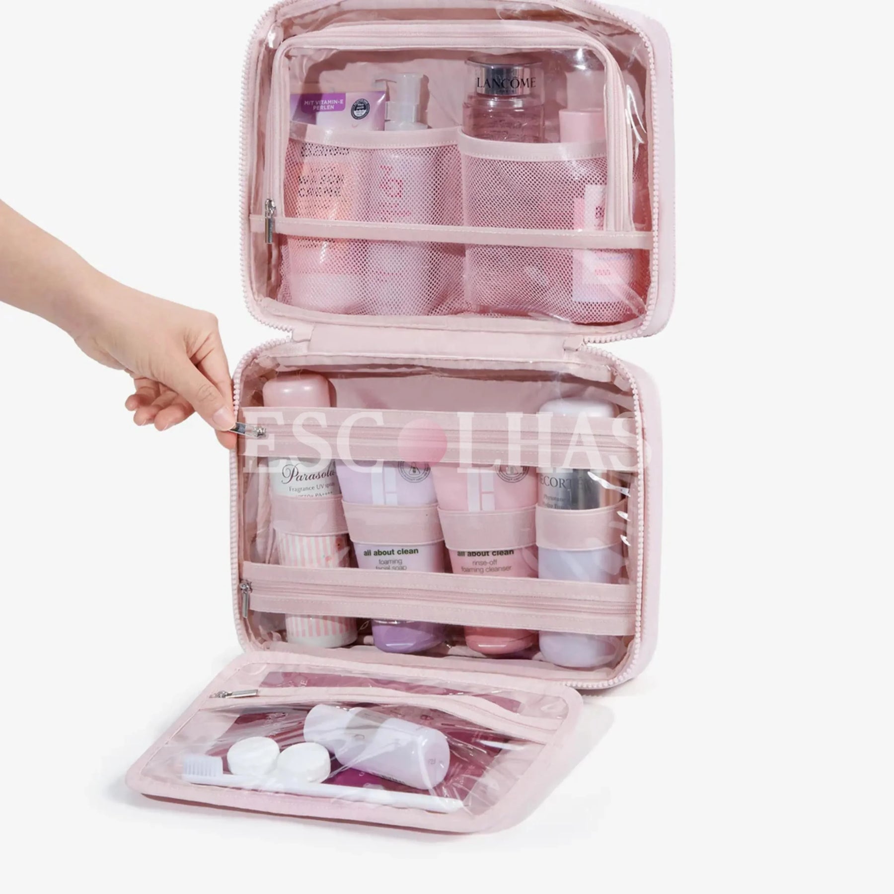 Nécessaire Multifuncional de Higiene e Porta Joias BeautyVoyage™ 2.0 - uniescolhas