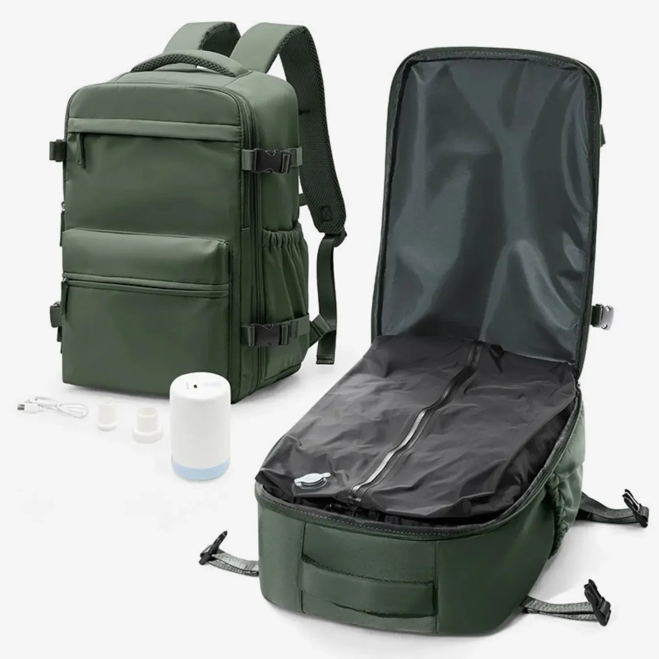 Mochila de Mão a Vácuo 20-35L - Edição Nova BellaJourney