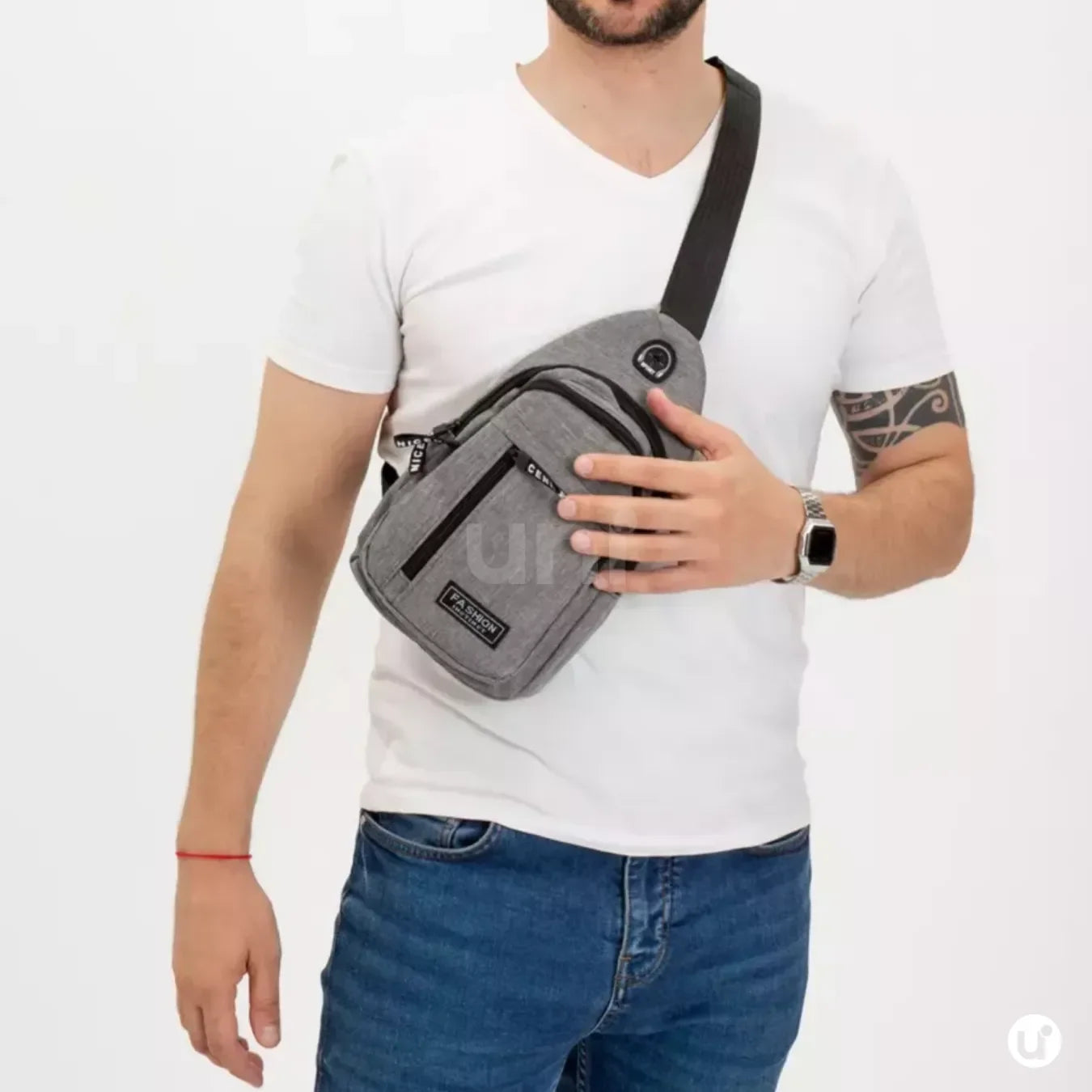 Mochila Transversal Multifuncional Resistente e Impermeável CrossMove™ - uniescolhas