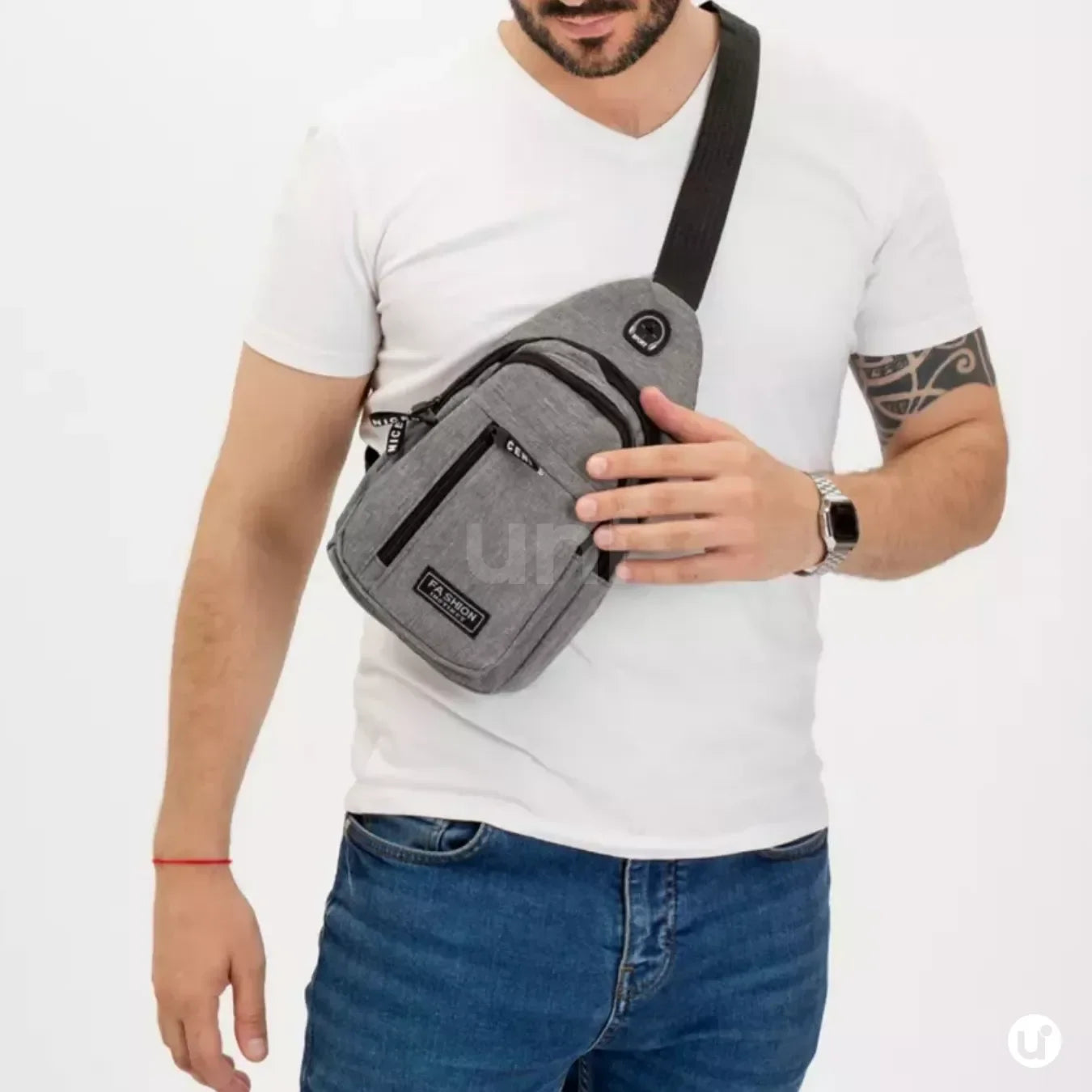 Mochila Transversal Multifuncional Resistente e Impermeável CrossMove™ - uniescolhas