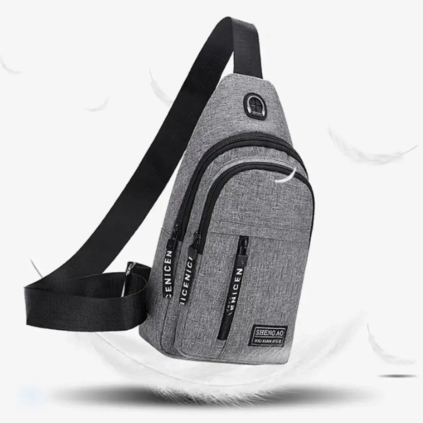 Mochila Transversal Multifuncional Resistente e Impermeável CrossMove™ - uniescolhas