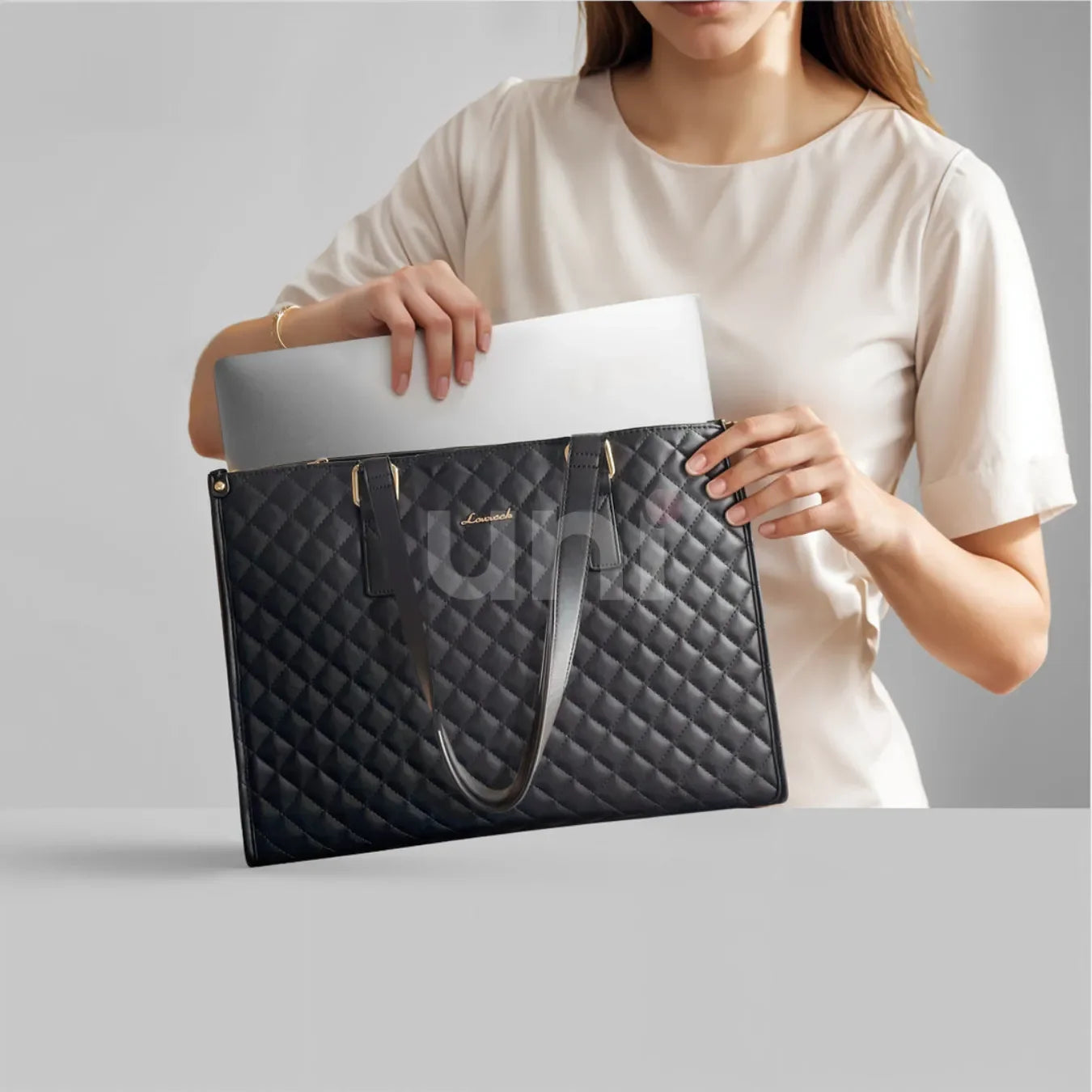 Bolsa Tote Térmica para Laptop 15.6" 3 em 1 Feminina WorkChic™ - uniescolhas