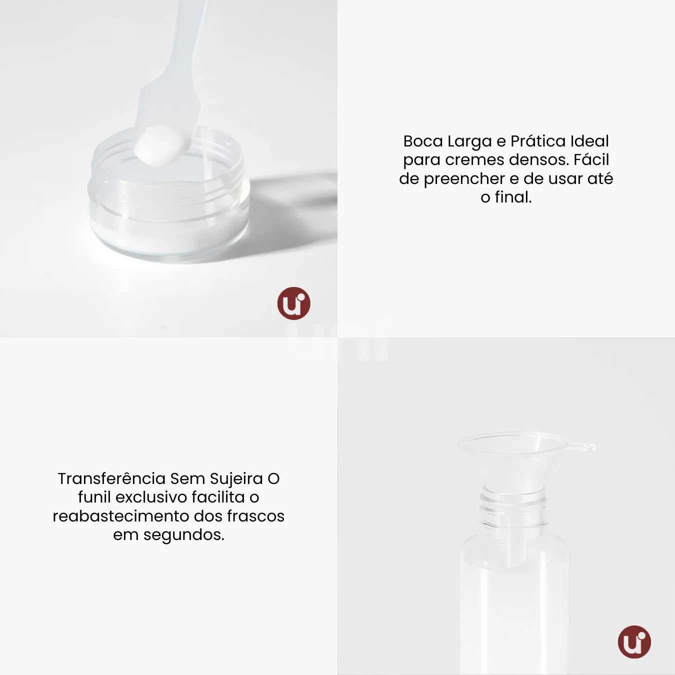 Kit de Frascos para Viagem em Silicone Antivazamento – 5 a 8 Peças