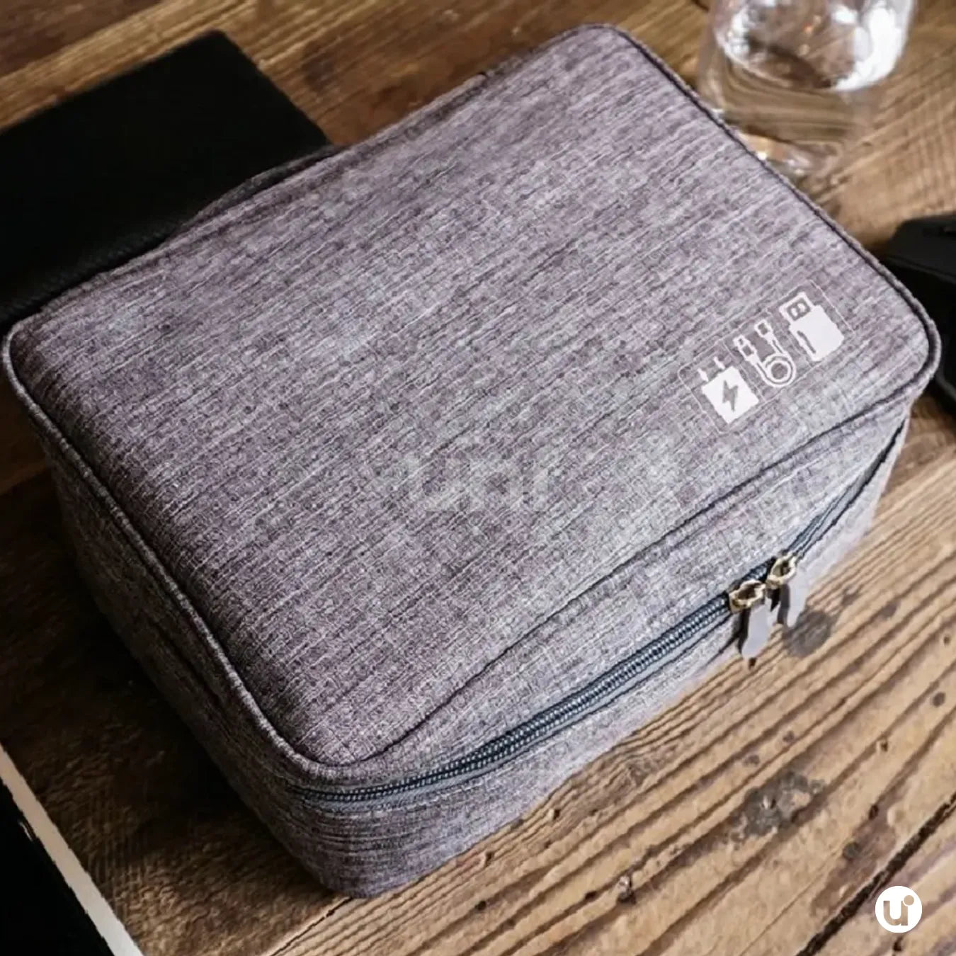 Organizador de Cabos e Carregadores para Viagem Impermeável