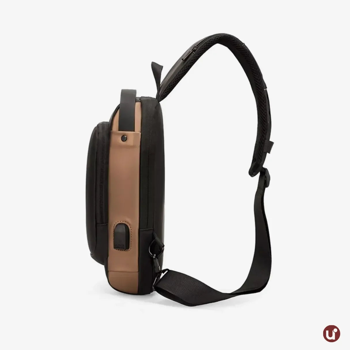 Bolsa Transversal Antifurto com USB e Bolso Oculto Impermeável SecureCarry™ - uniescolhas