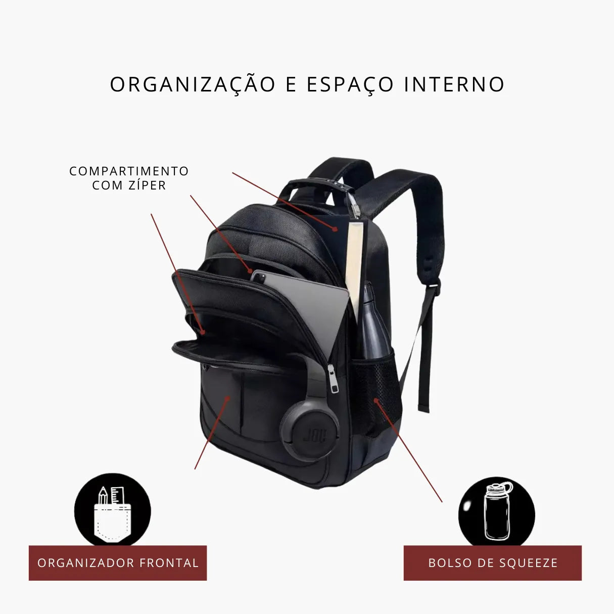 mochila masculina