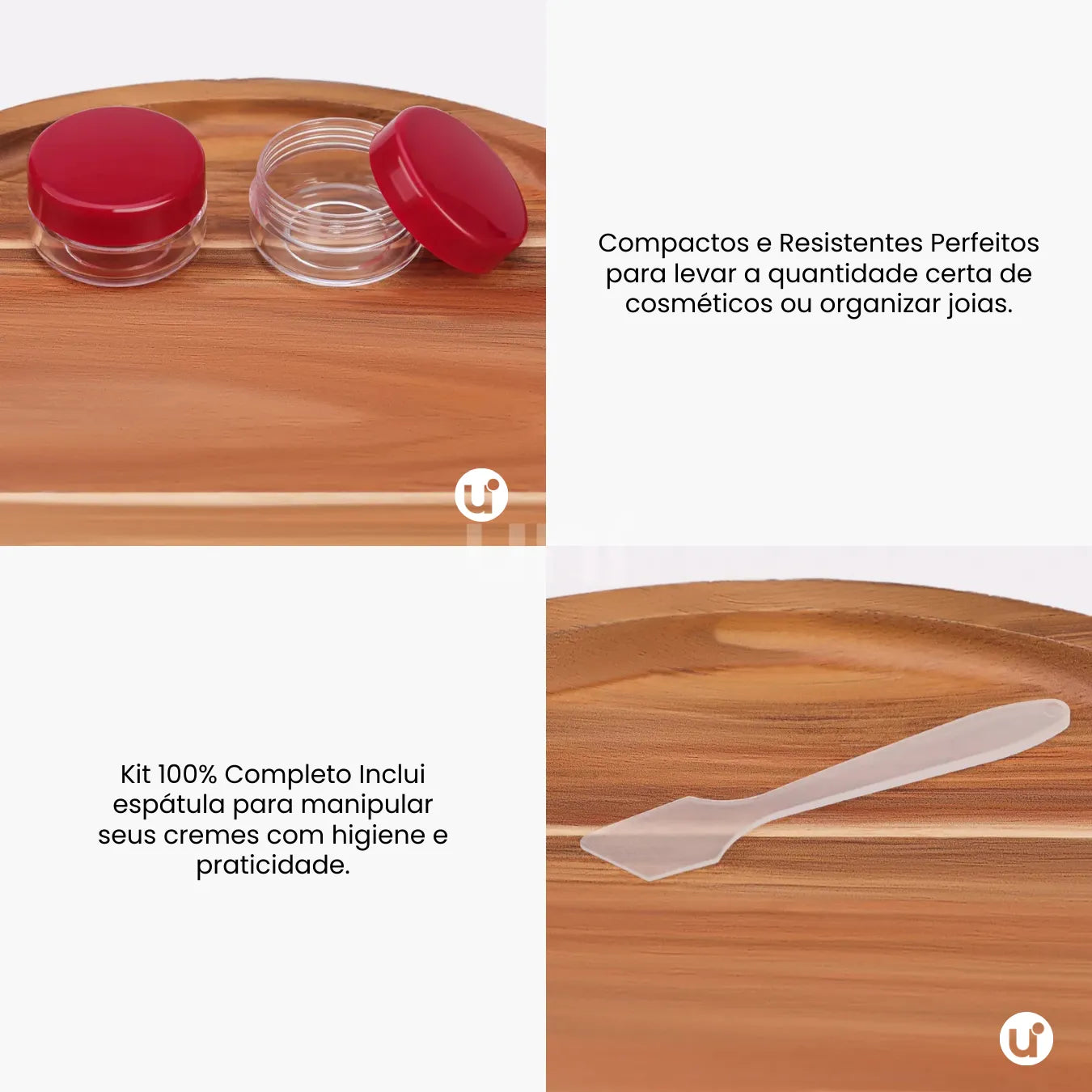 Kit de Frascos para Viagem em Silicone Antivazamento – 5 a 8 Peças