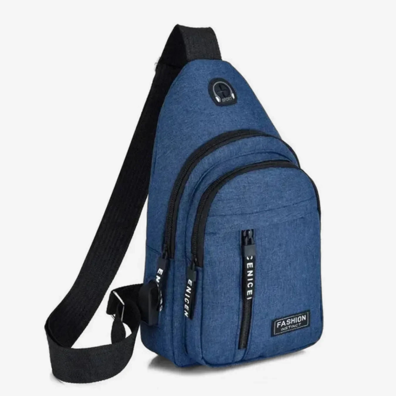Mochila Transversal Multifuncional Resistente e Impermeável CrossMove™ - uniescolhas