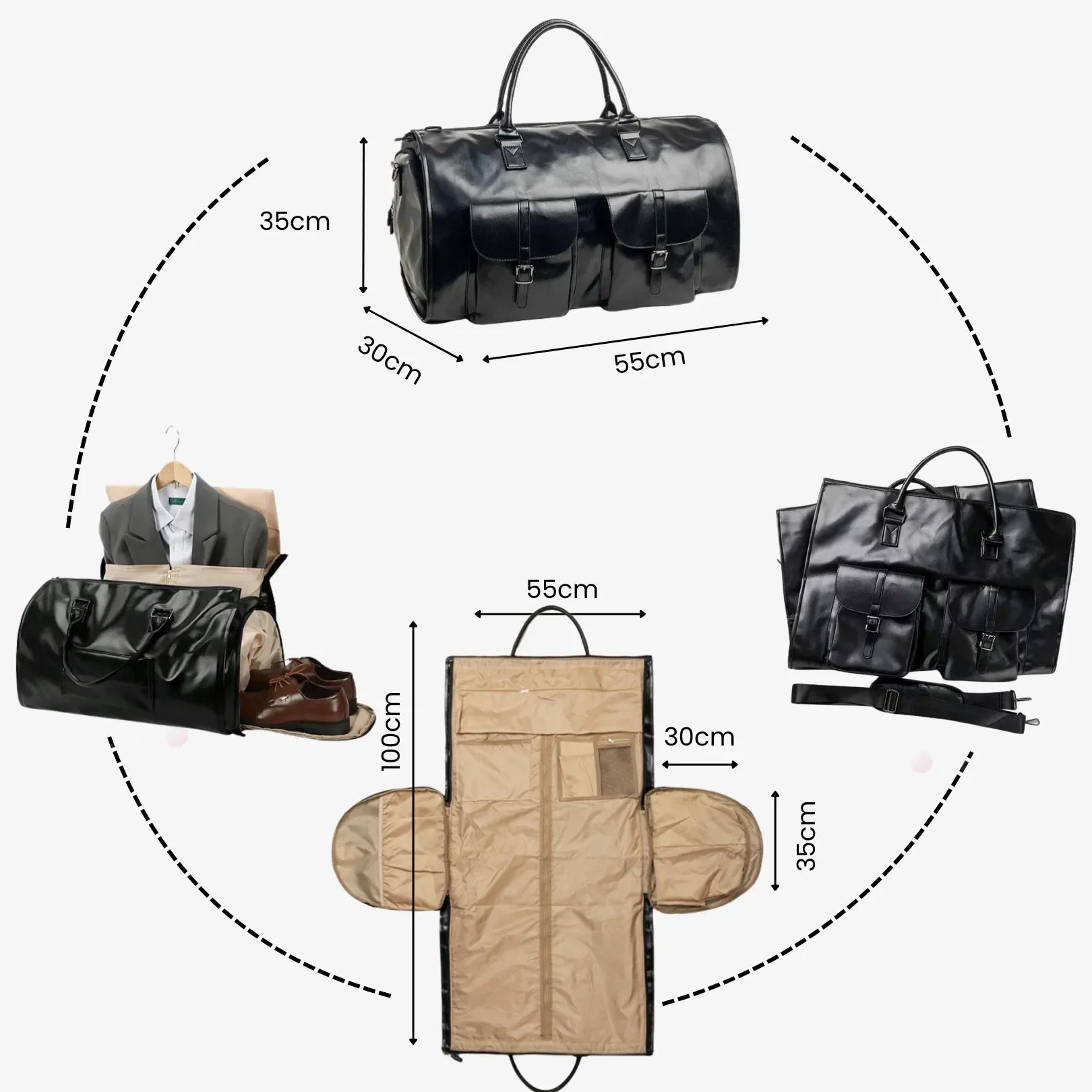 bolsa de viagem masculina