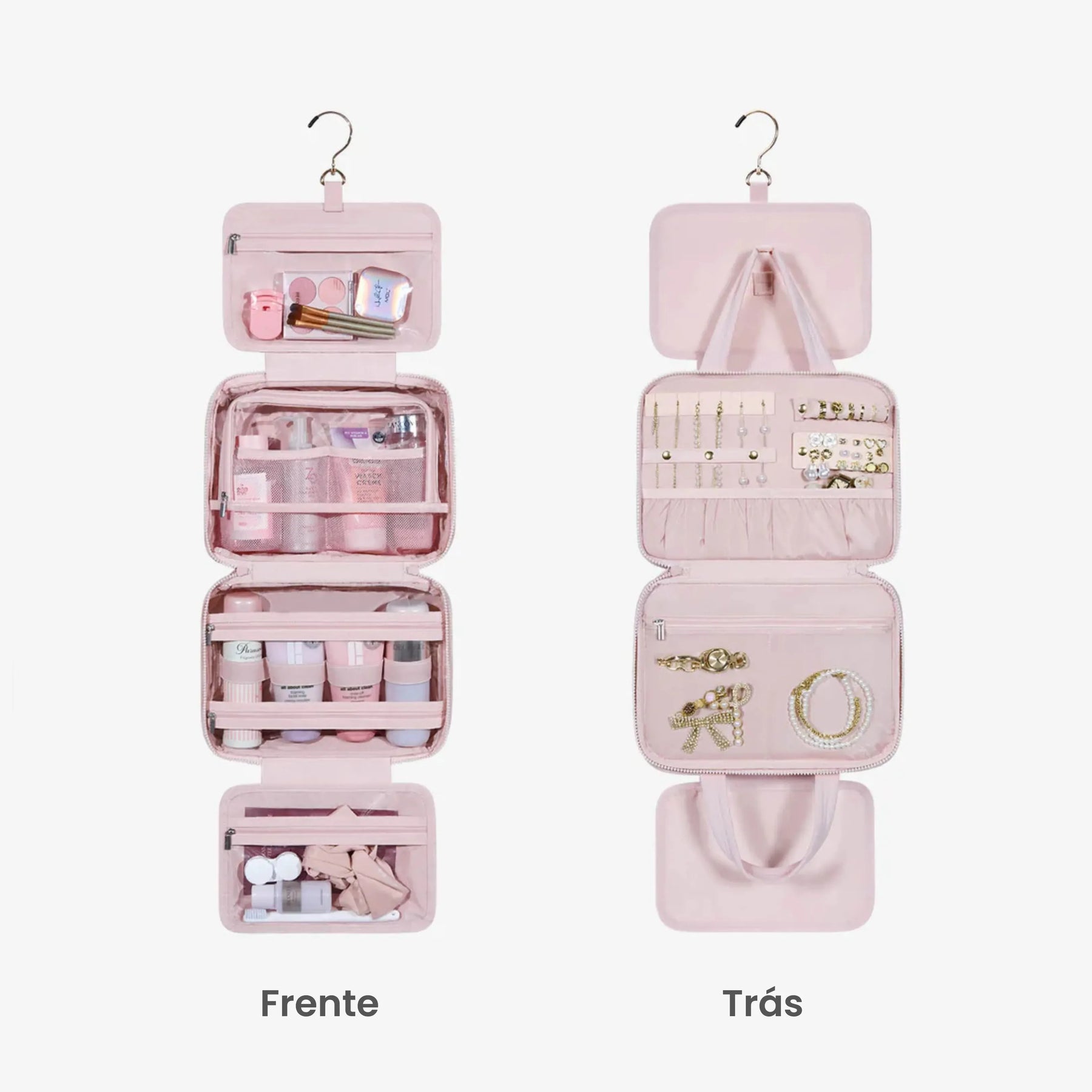 Nécessaire Multifuncional de Higiene e Porta Joias BeautyVoyage™ 2.0 - uniescolhas