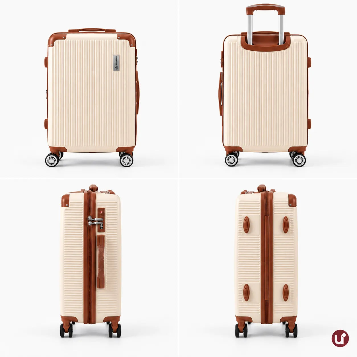Mala de Viagem NovaTech Rígida ABS — Bordo e Despacho 8kg a 32kg | Cadeado TSA, Rodas 360° Removíveis, Expansível