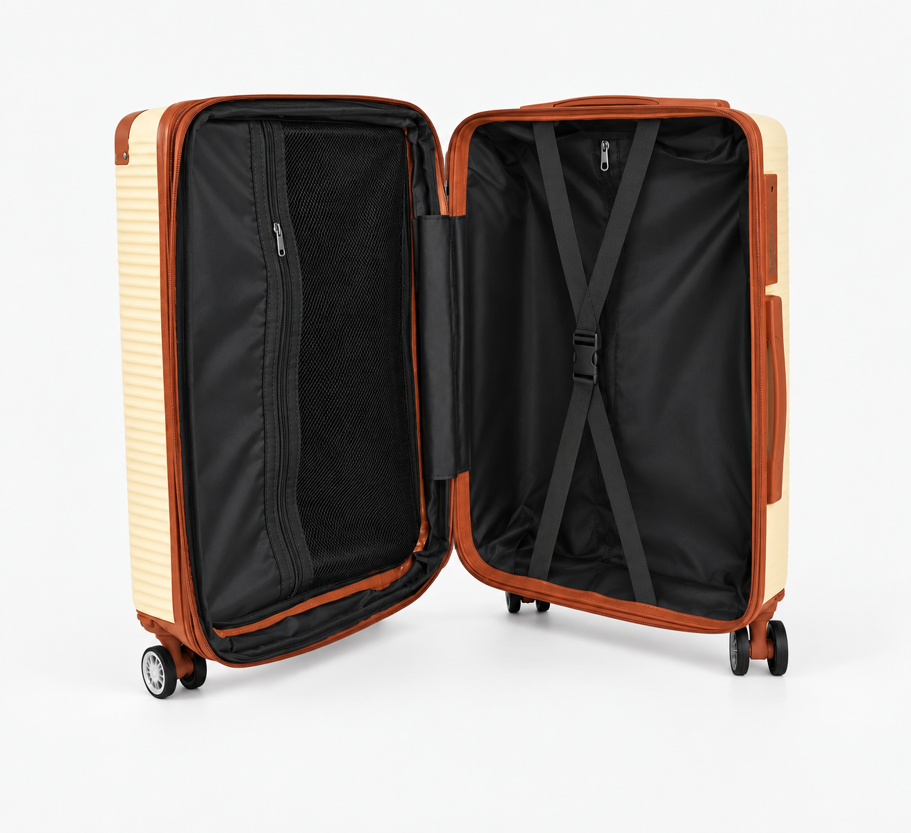 Mala de Viagem NovaTech Rígida ABS — Bordo e Despacho 8kg a 32kg | Cadeado TSA, Rodas 360° Removíveis, Expansível