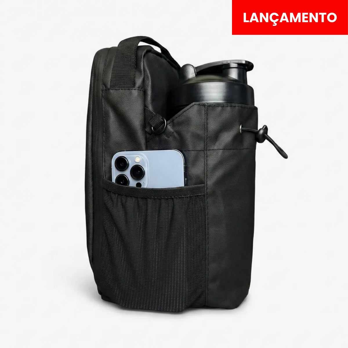 Bolsa Magnética Transversal Porta Garrafa e Celular Térmica – Organizador Viagem