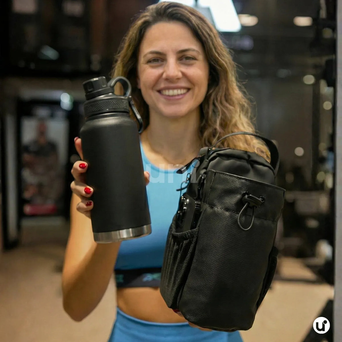 Bolsa Magnética Transversal Porta Garrafa e Celular Térmica – Organizador Viagem