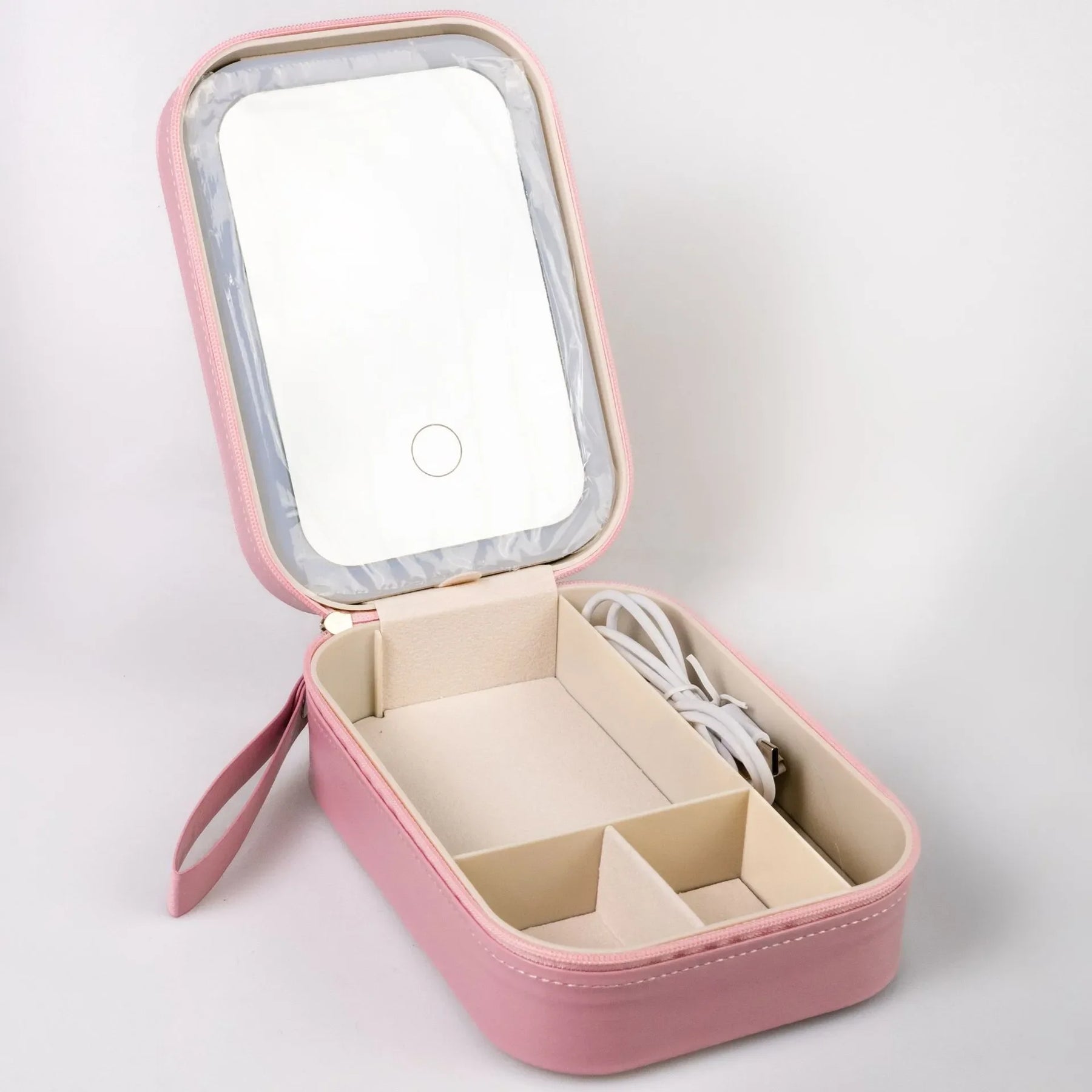 Estojo de maquiagem de LED Mini Caixa TrevoLed™ - uniescolhas