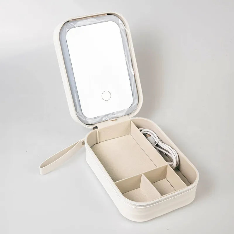 Estojo de maquiagem de LED Mini Caixa TrevoLed™ - uniescolhas