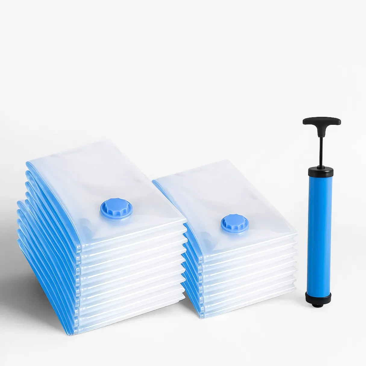 Kit Saco a Vácuo com Bomba para Roupas e Viagem Reutilizável VacuuPack™ - uniescolhas