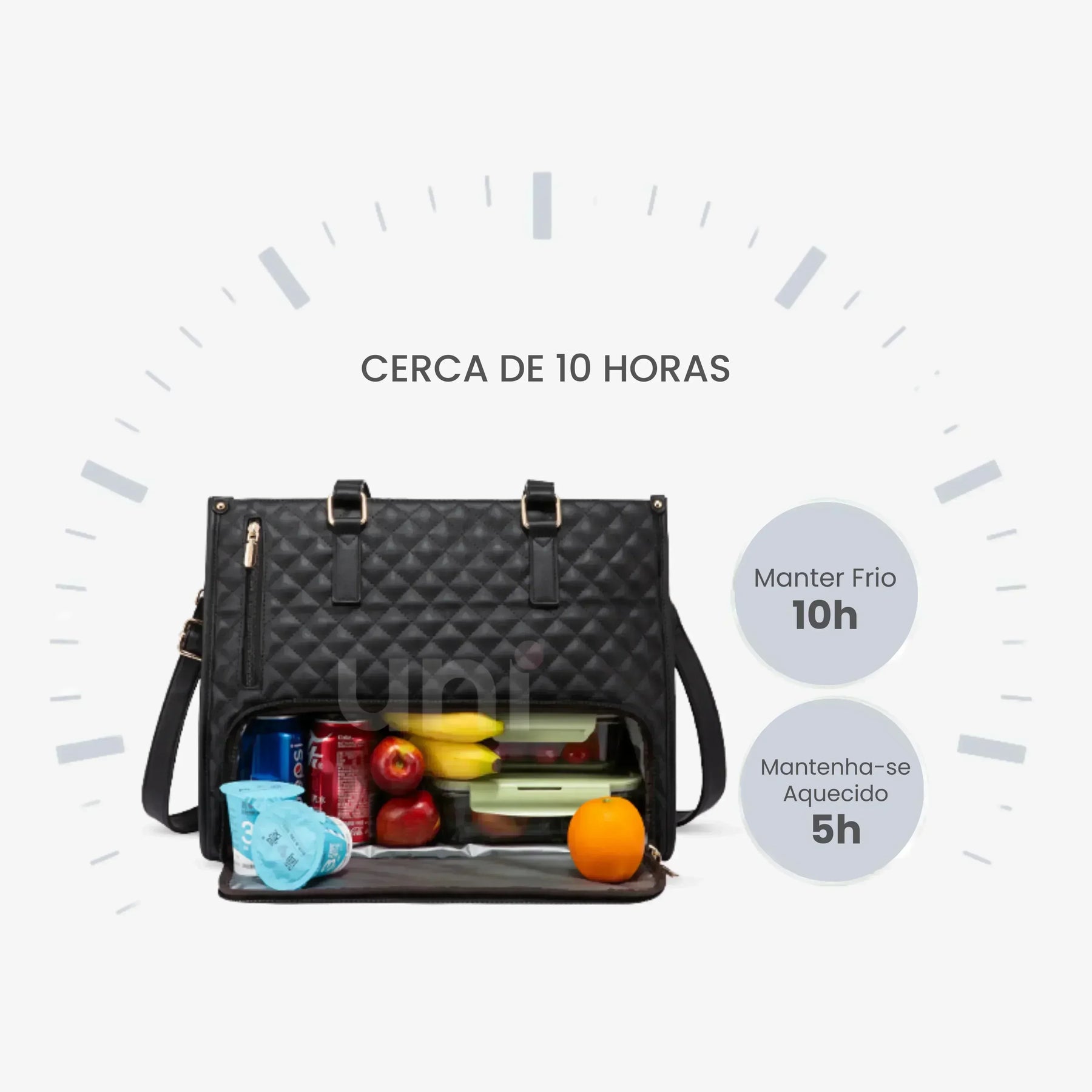 Bolsa Tote Feminina 3 em 1 para Notebook e Térmica - WorkChic™
