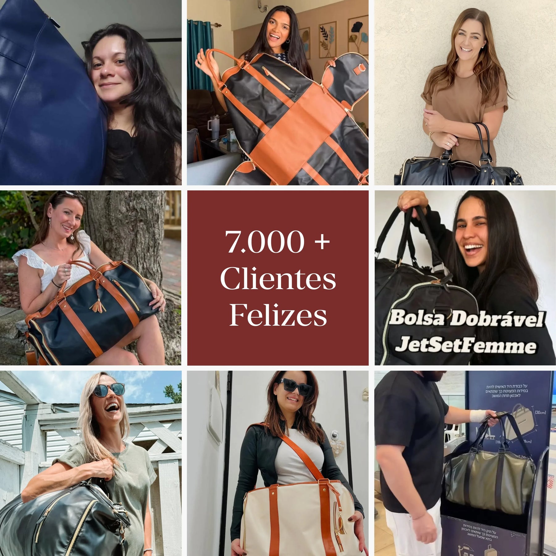 Mala de Bordo 10kg JetSetFemme™ - A Bolsa de Viagem Anti-Amasso