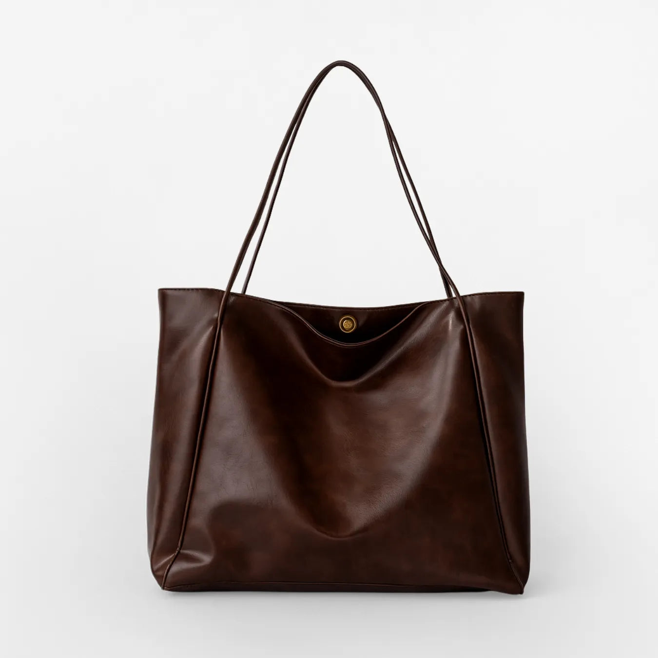 Bolsa de Couro Minimalista Forro de Algodão e Fecho de Fivelas de Metal Morbol™