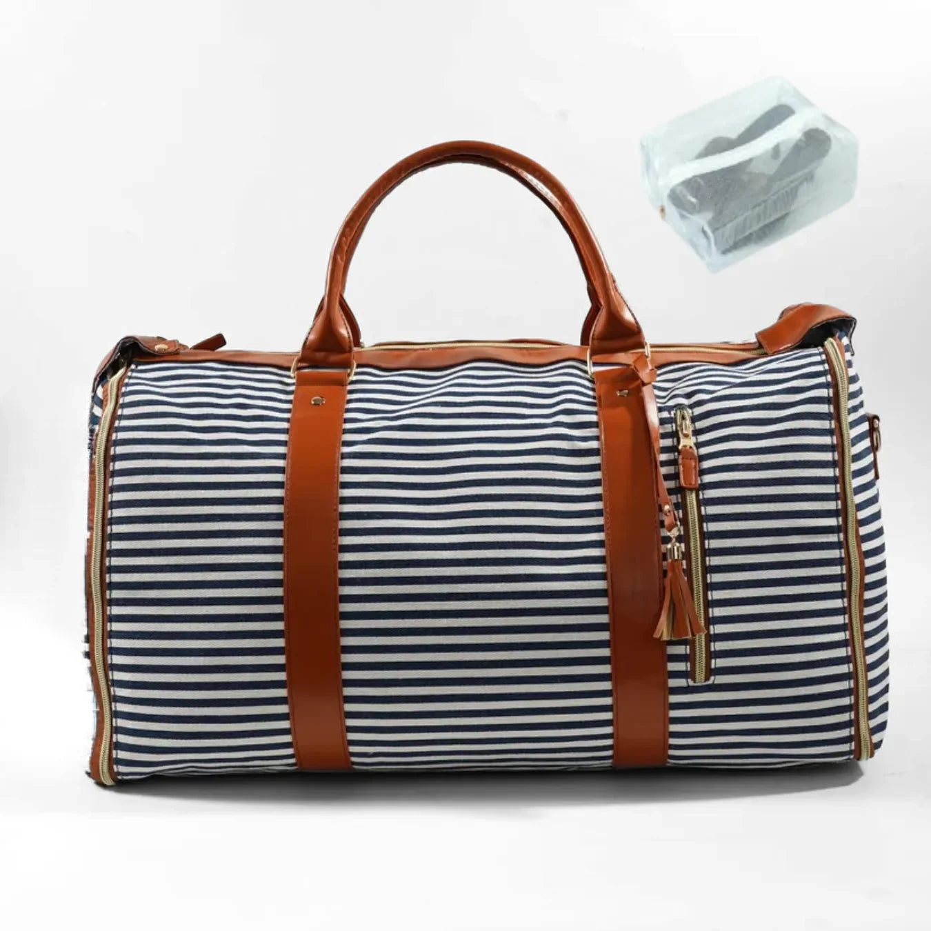 Mala de Mão Espaçosa Dobrável 60L Roller JetSetFemme™ - uniescolhas