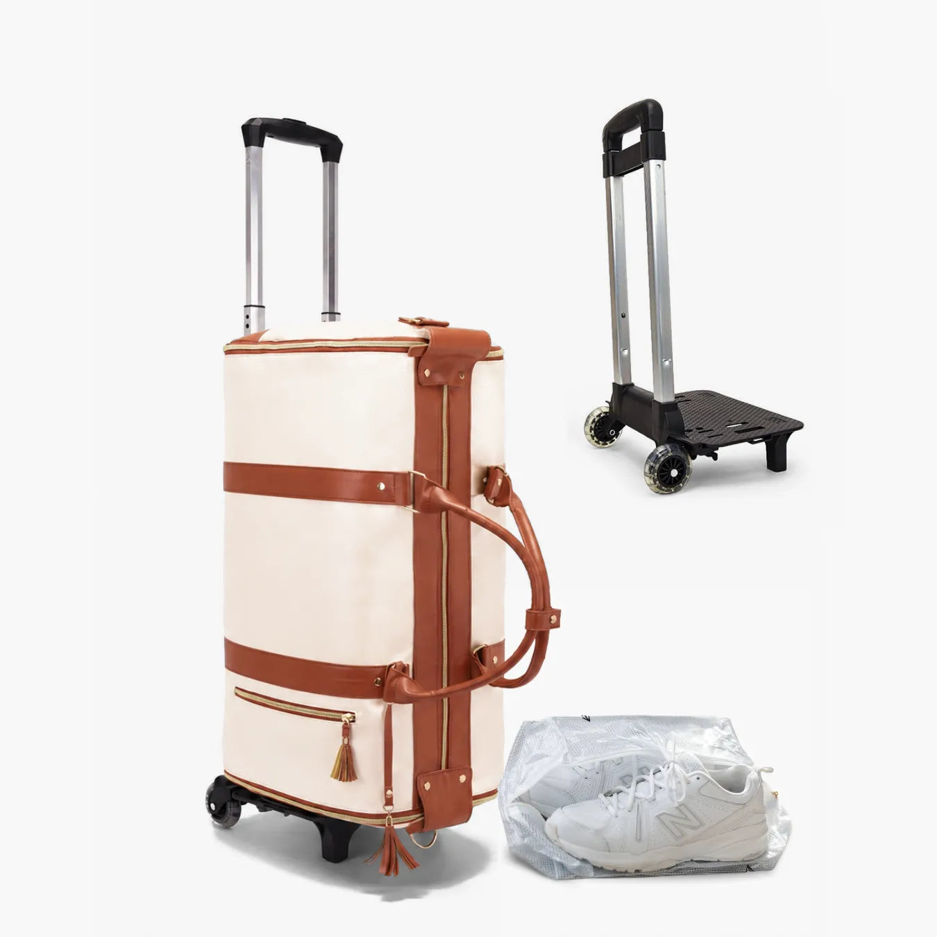 Mala de Bordo 10kg JetSetFemme™ - A Bolsa de Viagem Anti-Amasso