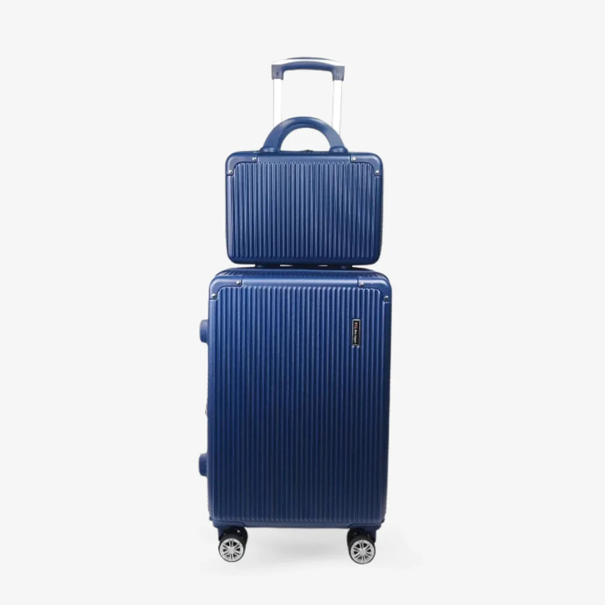 Kit Bordo 2 em 1 Mala de Viagem 10KG Roda Gira 360 Grau Fibra + Frasqueira - uniescolhas