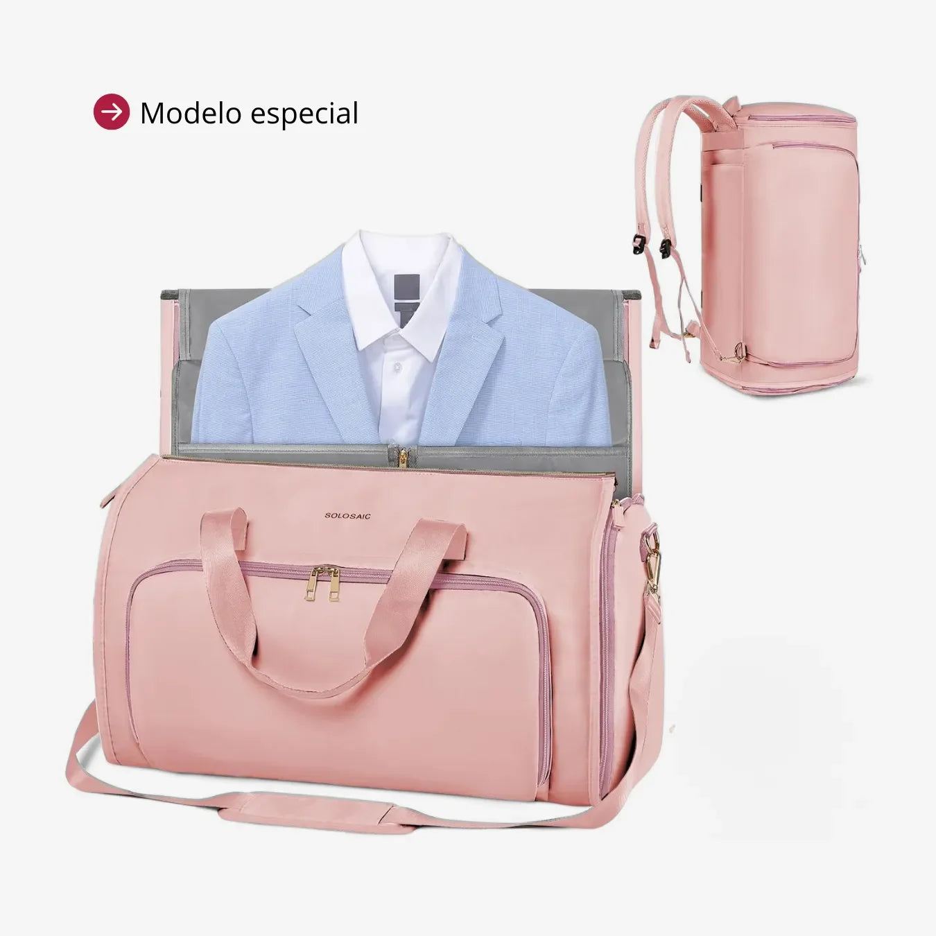 Bolsa Conversível 4 em 1 60L Parisian Weekender™