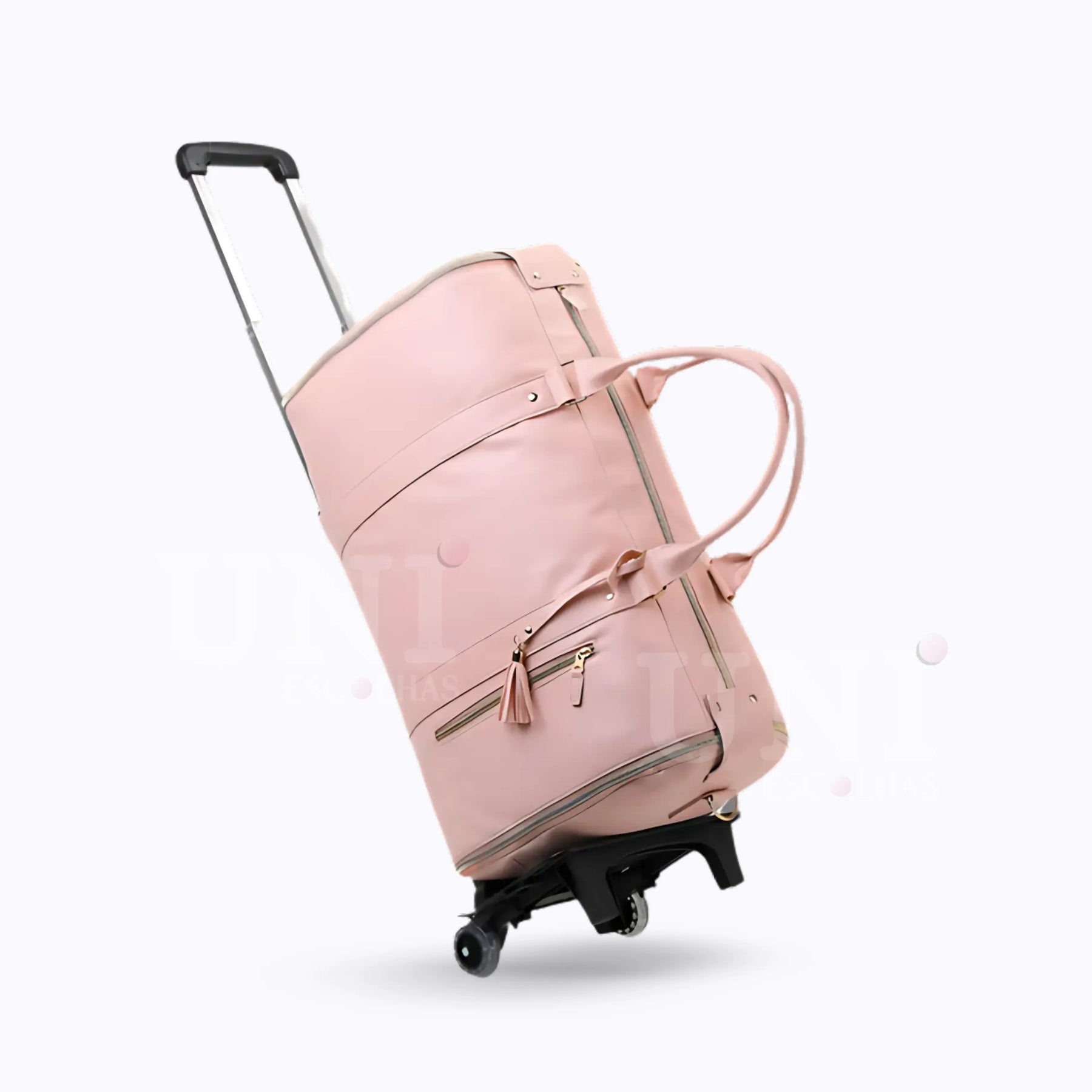 Mala de Mão Espaçosa Dobrável 60L Roller JetSetFemme™ - uniescolhas