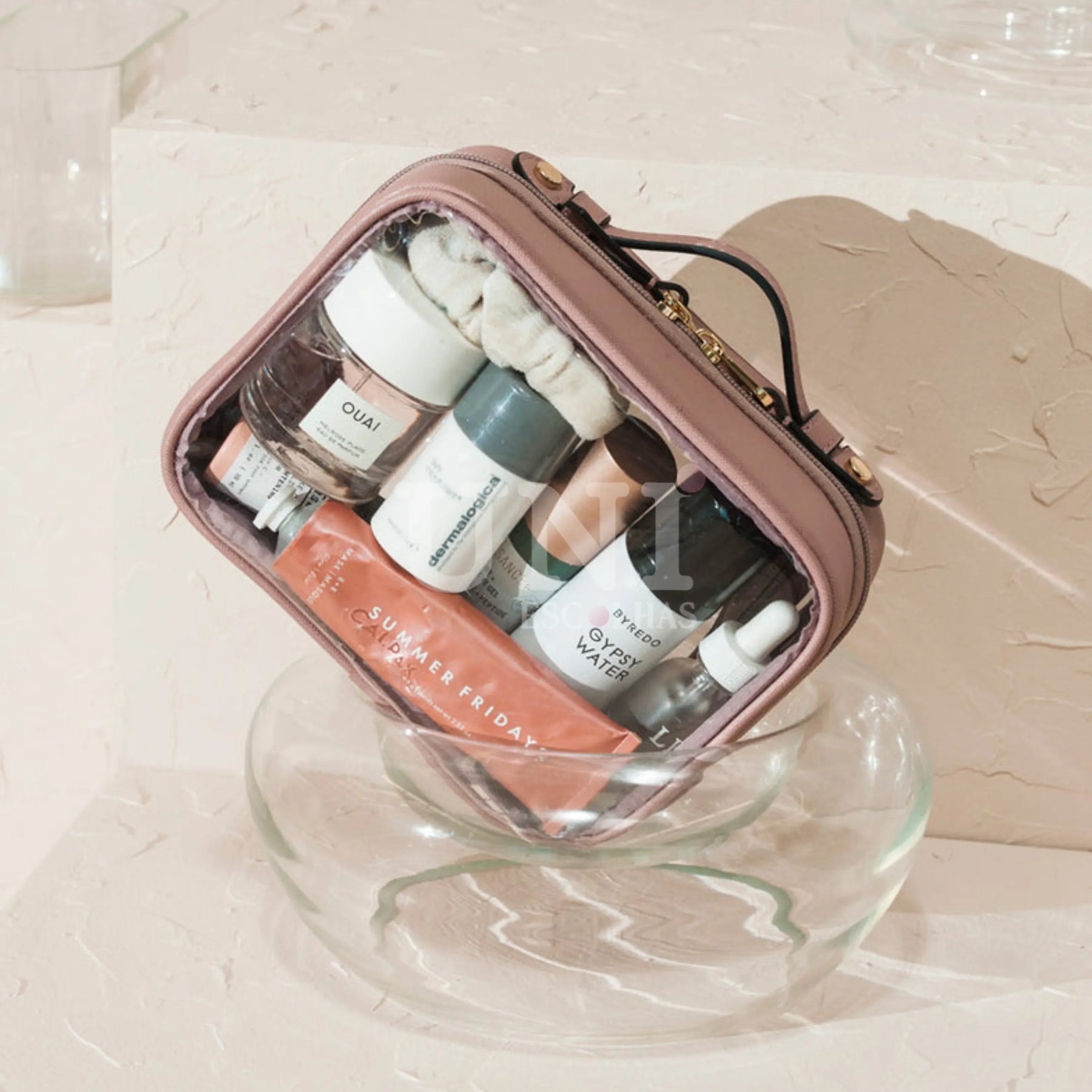 Estojo Compacto de Cosméticos Impermeável para Viagem MiniPak™ - uniescolhas
