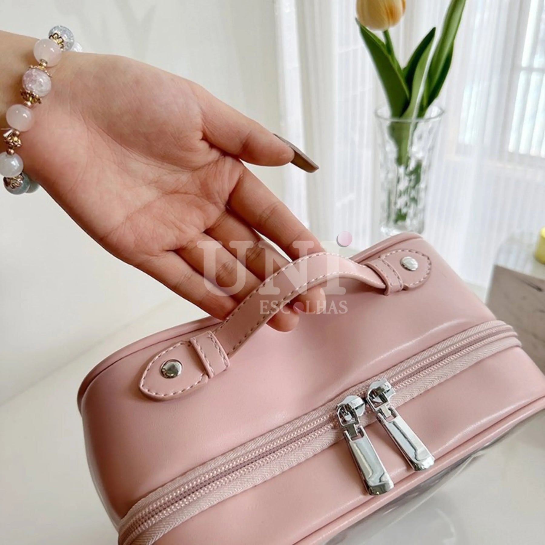 Estojo Compacto de Cosméticos Impermeável para Viagem MiniPak™ - uniescolhas