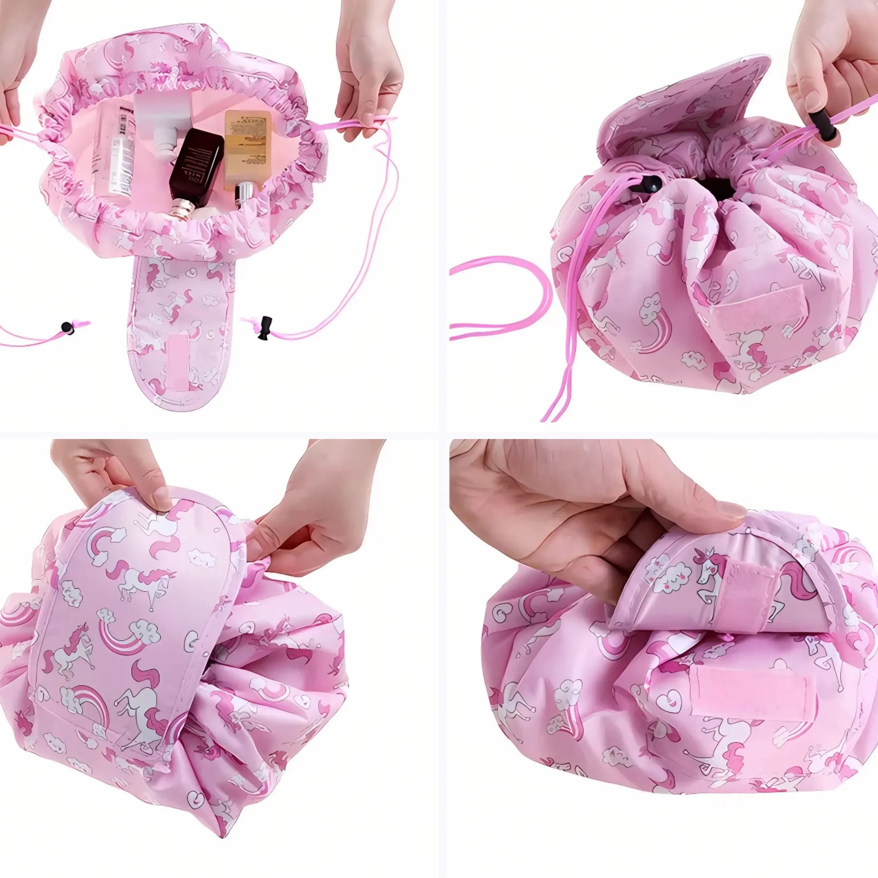 Bolsa Compacta Organizadora de Maquiagem Impermeável GlamBag™ - uniescolhas