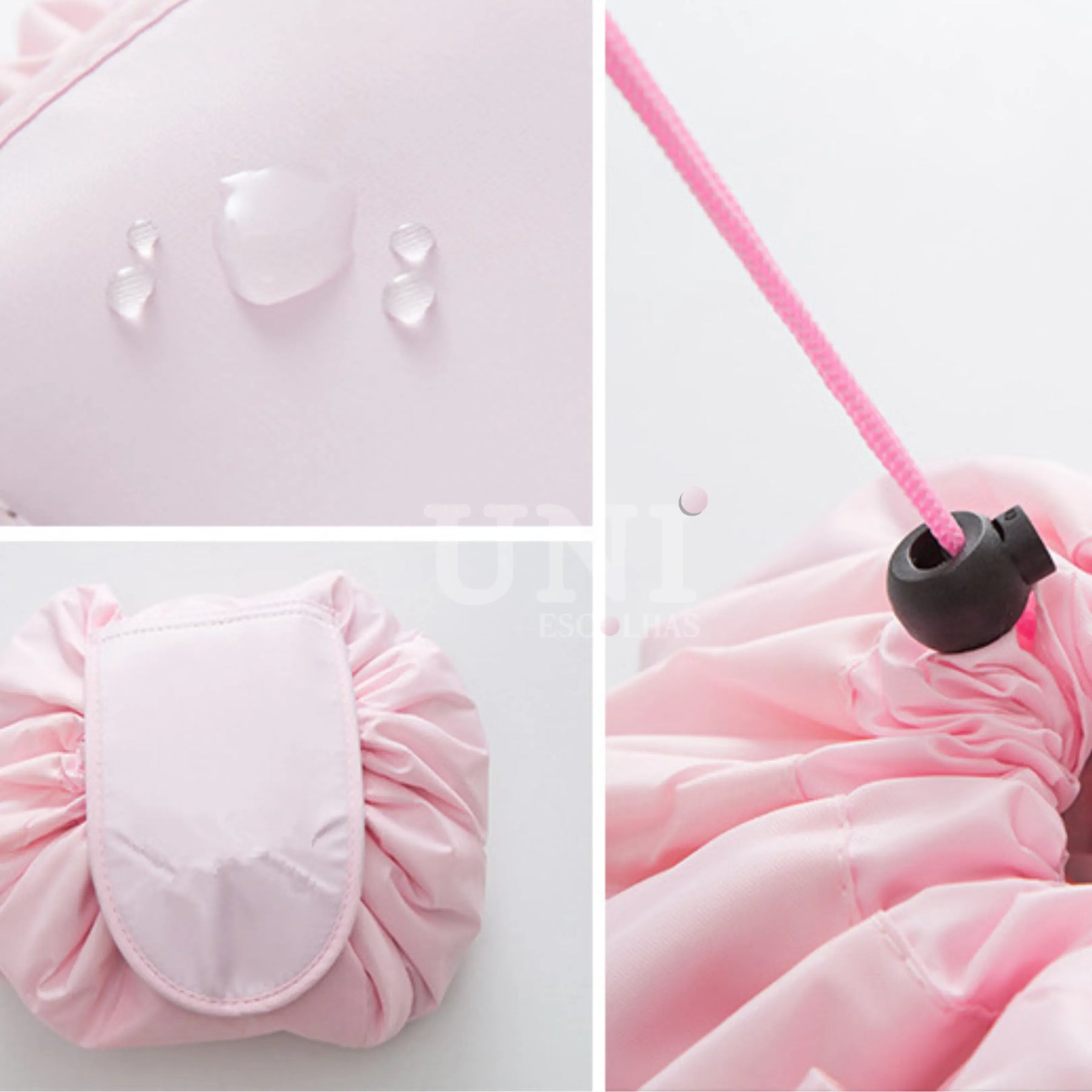 Bolsa Compacta Organizadora de Maquiagem Impermeável GlamBag™ - uniescolhas