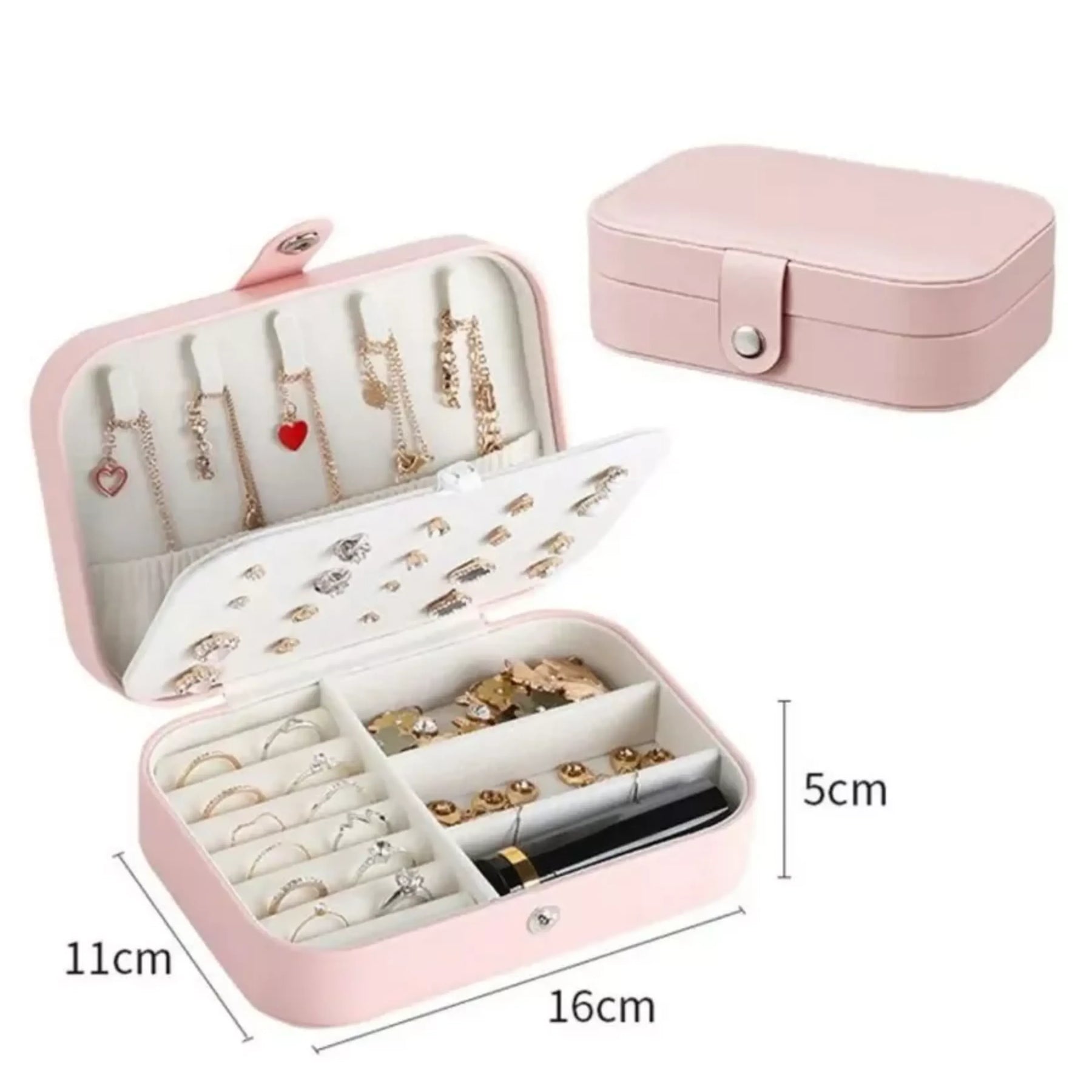 Porta-Joias Compacto e Organizador de Viagem BellaBox® - uniescolhas
