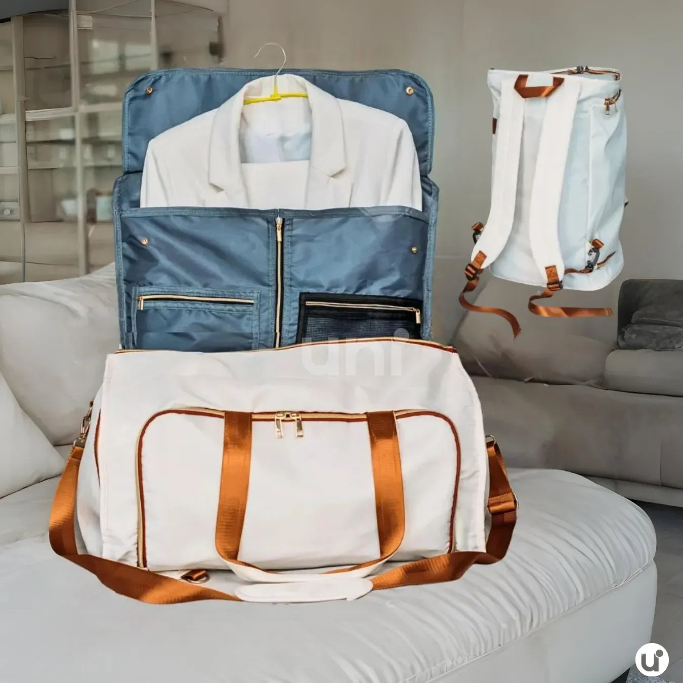 Bolsa de viagem feminina Parisian em poliéster Oxford de alta durabilidade, com design elegante e versátil para usar no dia a dia ou em viagens.