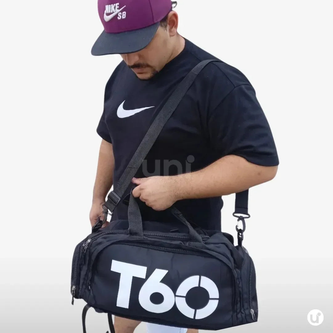 Kit Bolsas de Viagem e Academia Unissex T60 TRAFT + T60 BAG - uniescolhas
