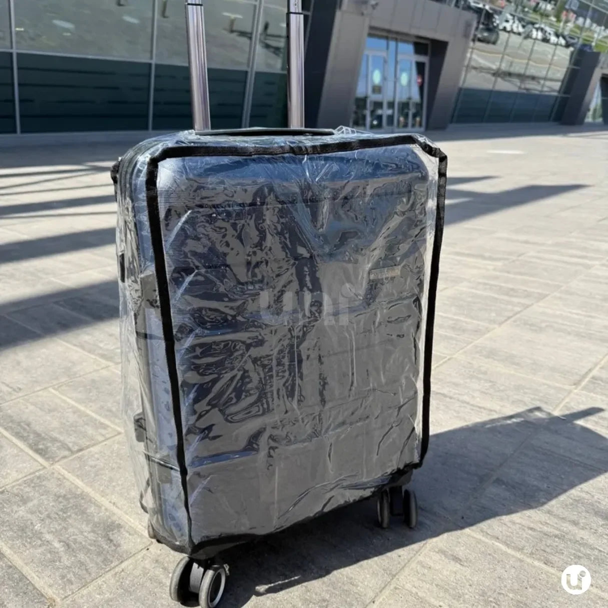 Capa Protetora Para Mala de Viagem Transparente PVC Cristal Resistente e Impermeável - uniescolhas