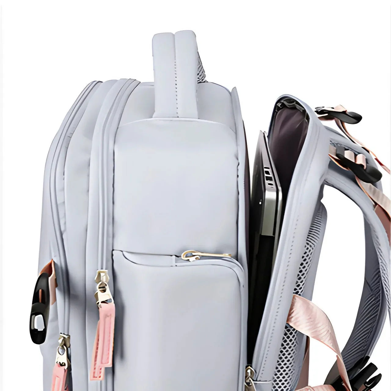Mochila 40L de Capacidade, Compartimento para Laptop e Porta USB RoyalViolet™ - uniescolhas