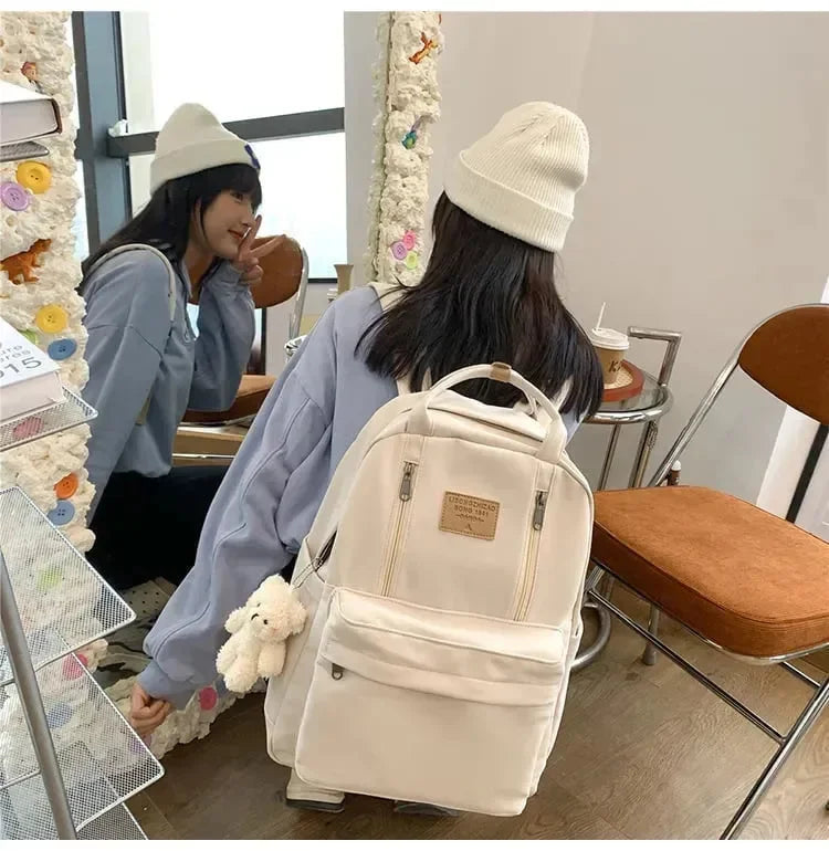 Mochila Coreana Multifuncion + Compartimento para Notebook JulyPocket™ - uniescolhas