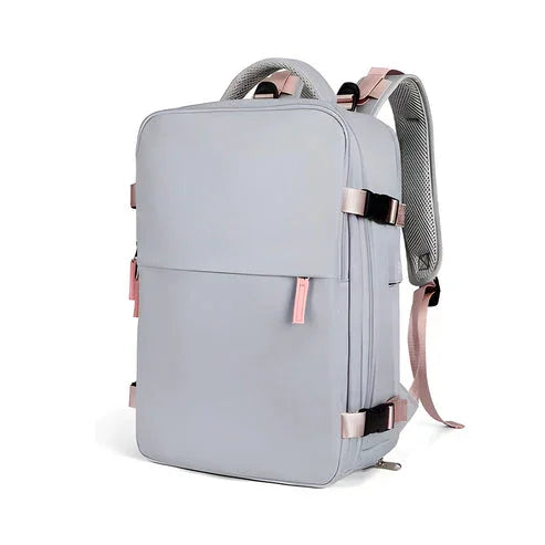 Mochila 40L de Capacidade, Compartimento para Laptop e Porta USB RoyalViolet™ - uniescolhas