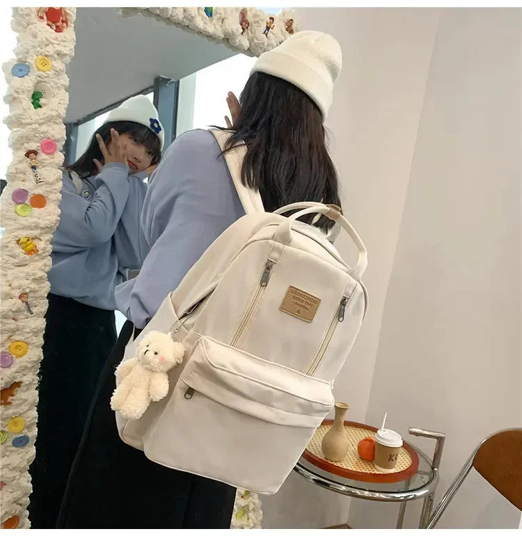 Mochila Coreana Multifuncion + Compartimento para Notebook JulyPocket™ - uniescolhas