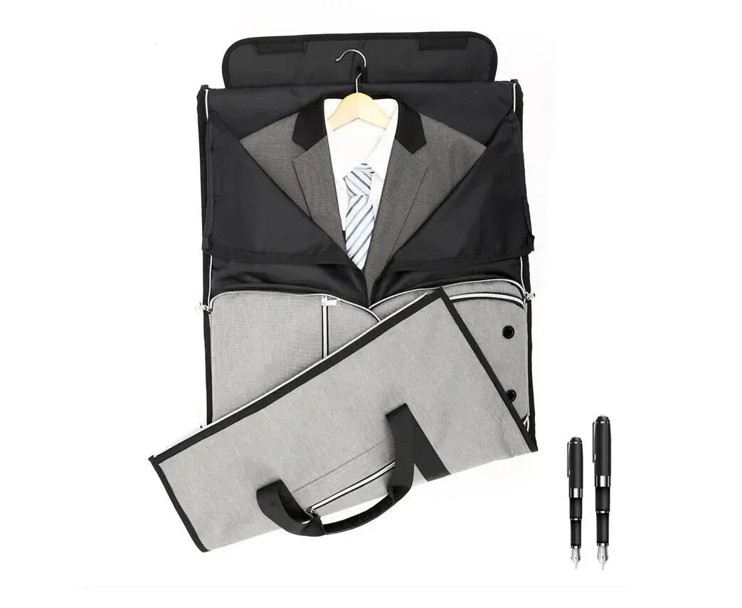 Bolsa Porta Ternos Dobrável Capacidade de 49L Roupas e Sapatos EliteTravel™ - uniescolhas
