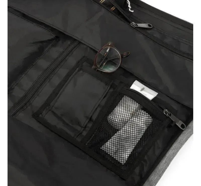 Bolsa Porta Ternos Dobrável Capacidade de 49L Roupas e Sapatos EliteTravel™ - uniescolhas