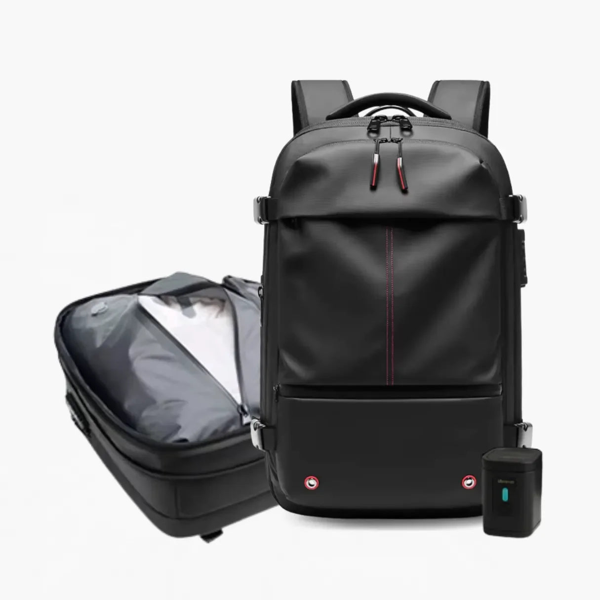 Mochila de viagem feminina AirBag Pack de 60 litros em tecido Oxford impermeável, com sistema a vácuo integrado, ideal para evitar taxas de bagagem.