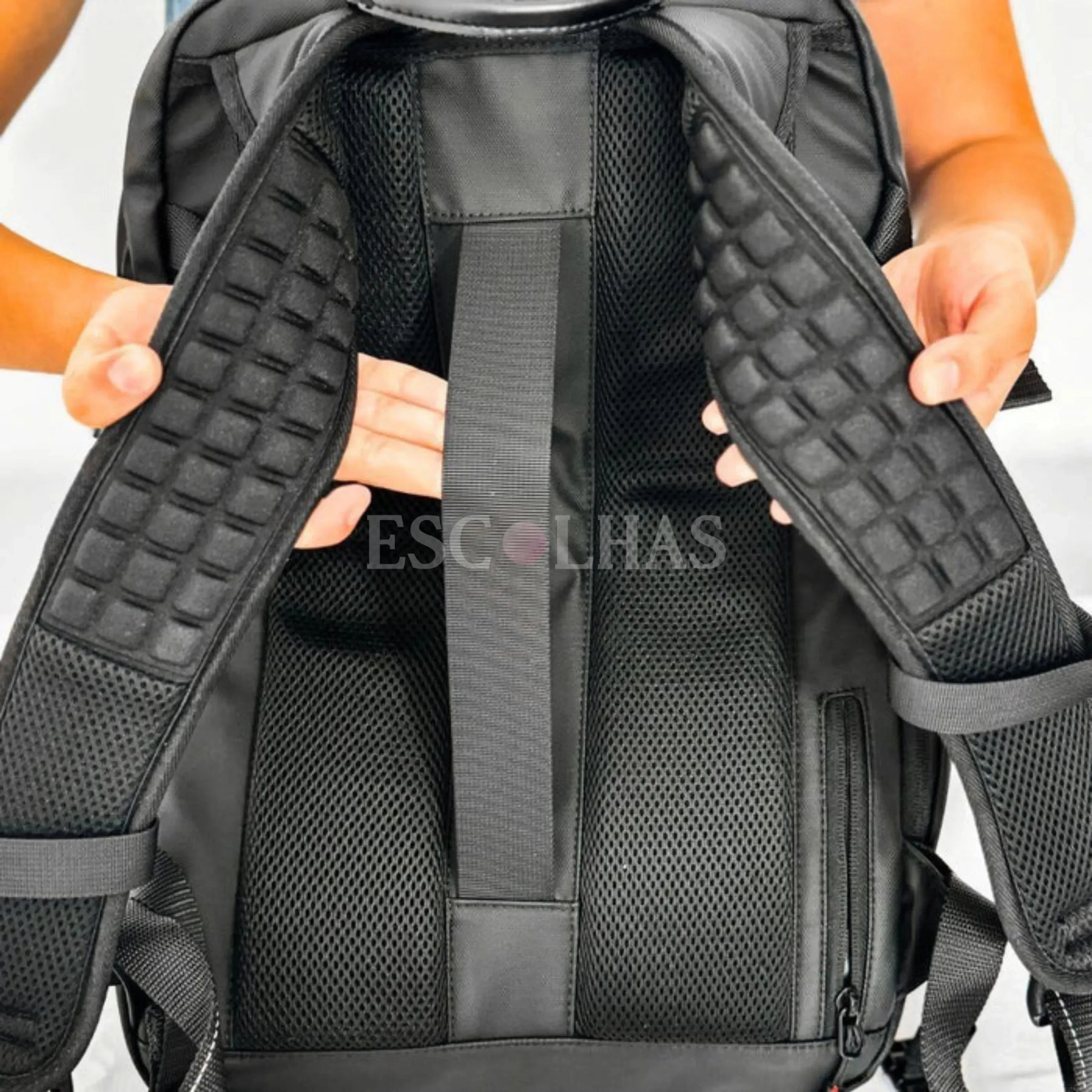 Mochila de viagem feminina AirBag Pack de 60 litros em tecido Oxford impermeável, com sistema a vácuo integrado, ideal para evitar taxas de bagagem.