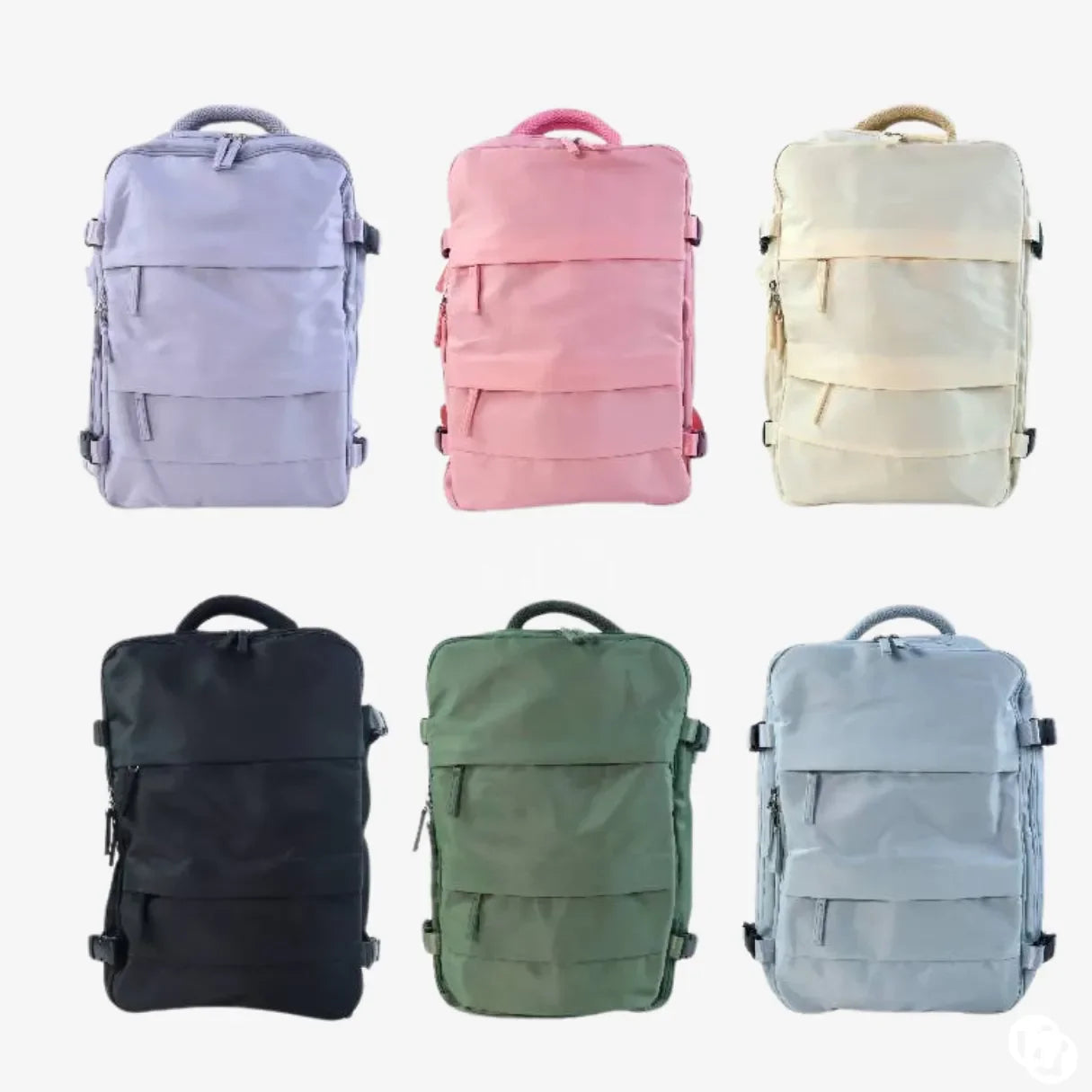 Mochila de viagem feminina BagTravel de 35 litros impermeável, com design moderno e tamanho perfeito para levar como bagagem de mão no avião.