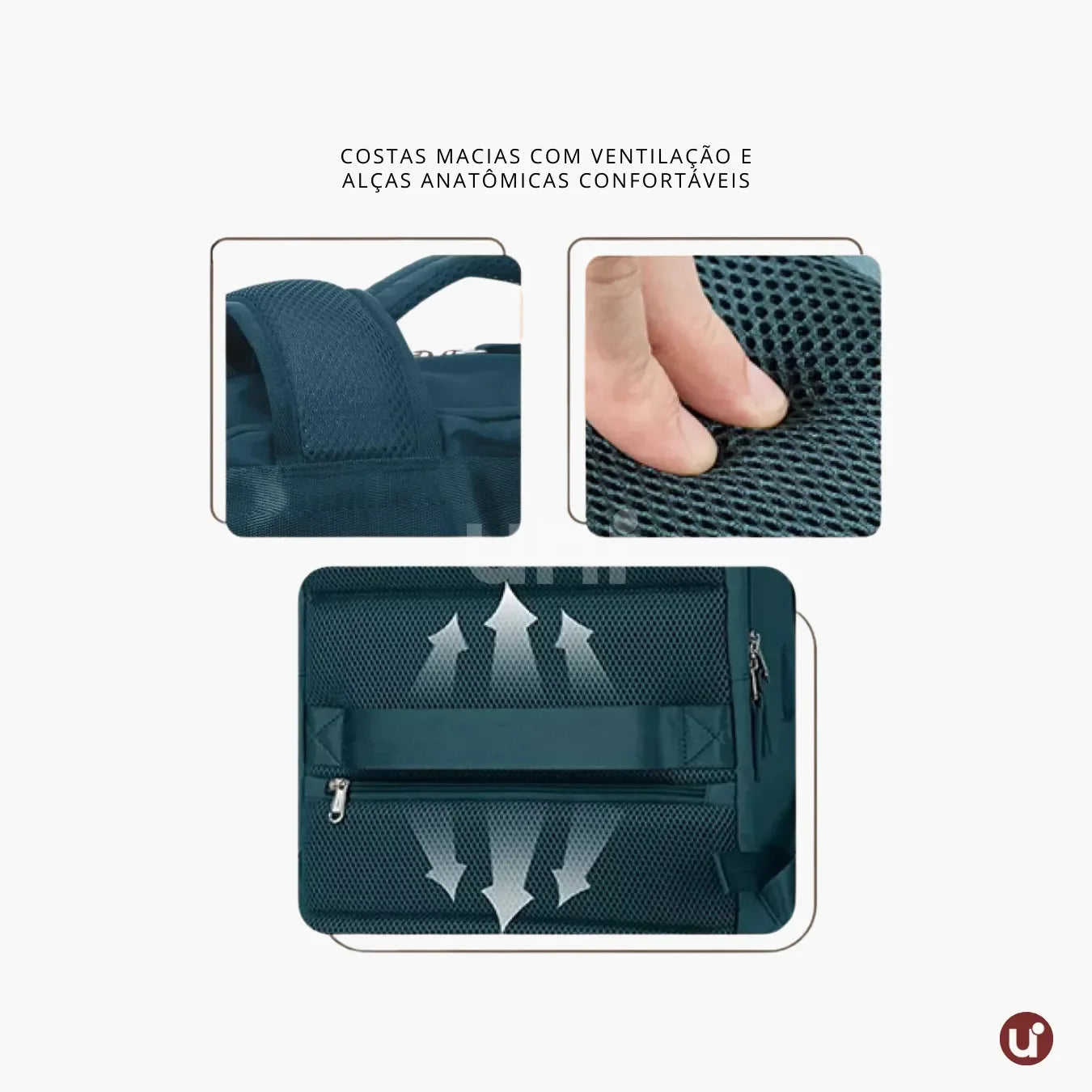 Mochila Expansiva 12 compartimentos - 29L Impermeável BellaJourney™ - uniescolhas