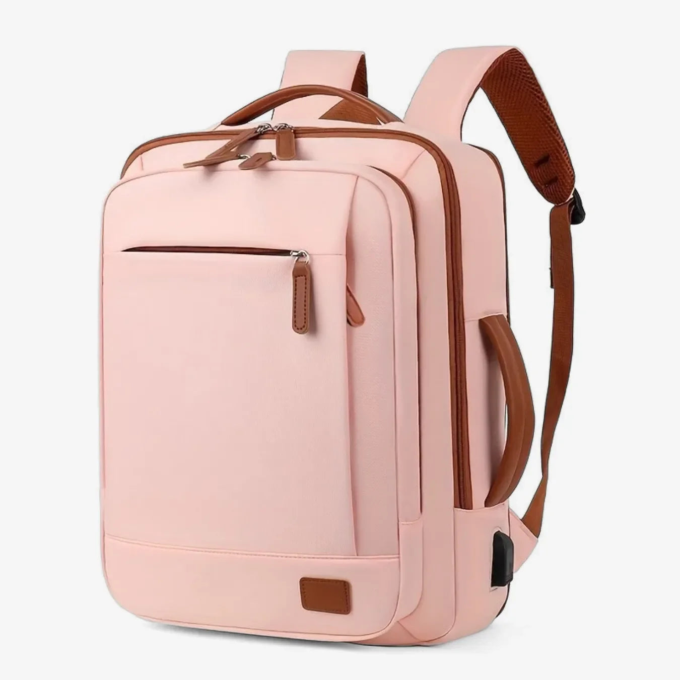 Mochila Feminina Impermeável Para Notebook Com USB Siena - uniescolhas