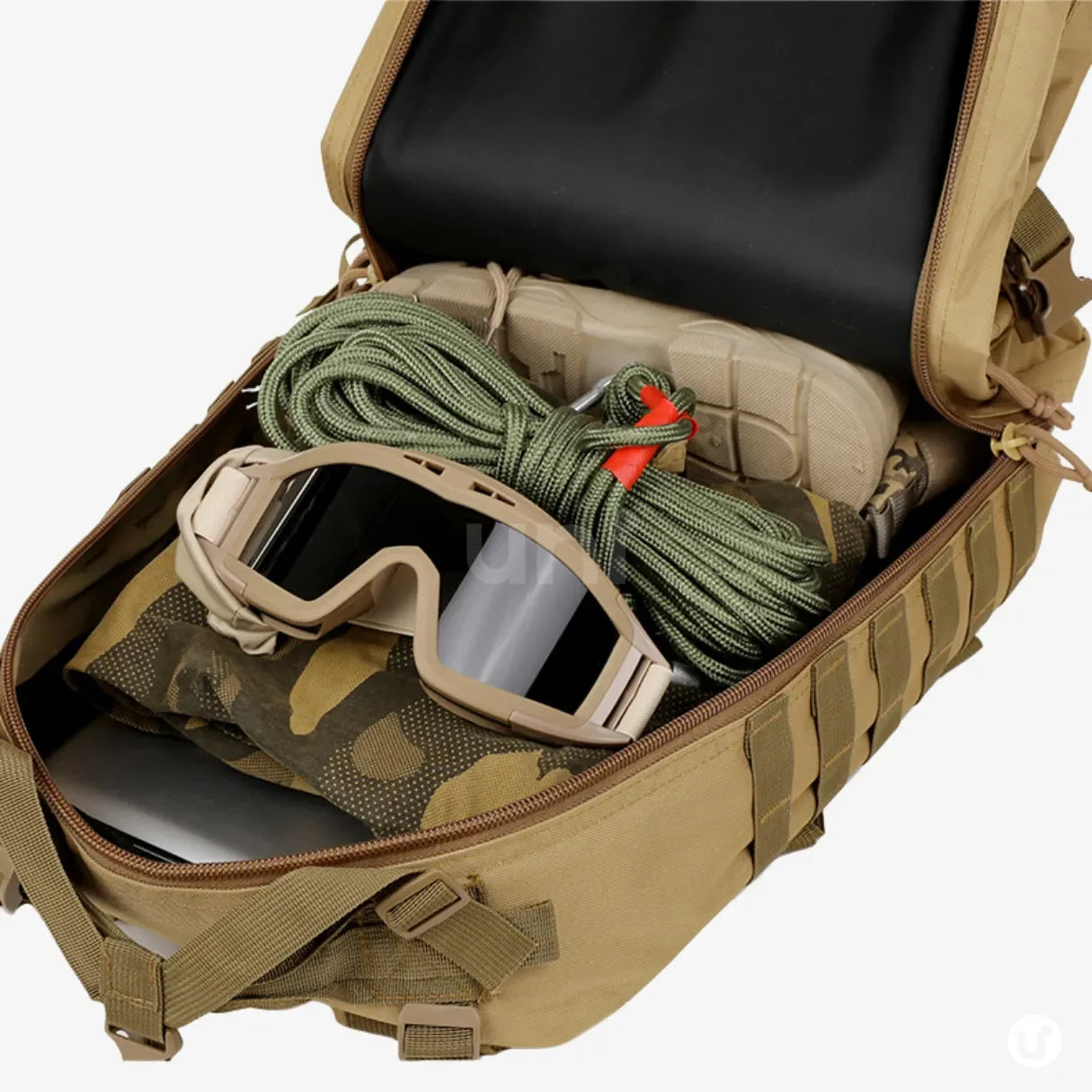 Mochila Tática 50L — Impermeável, Resistente e Estilosa Tactical Titan™ - uniescolhas